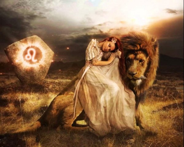 Девушка и лев