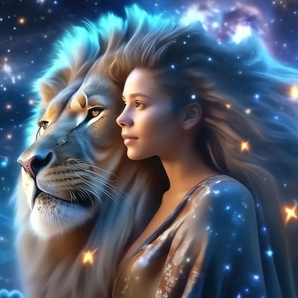 Девушка и лев