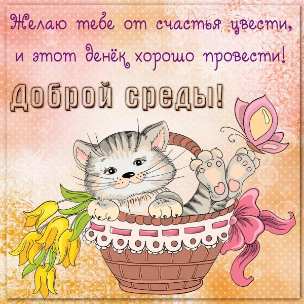 Веселые с цветами