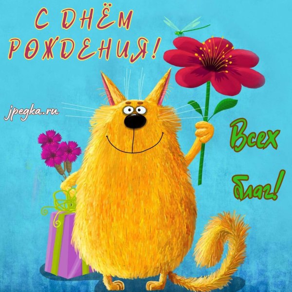 Веселые с цветами