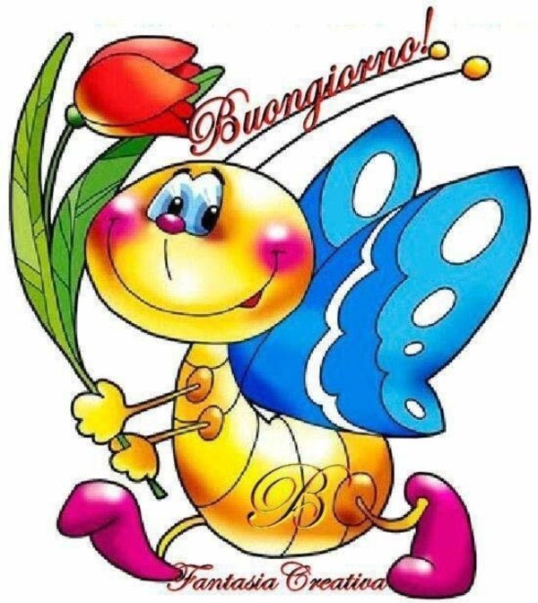 Веселые с цветами