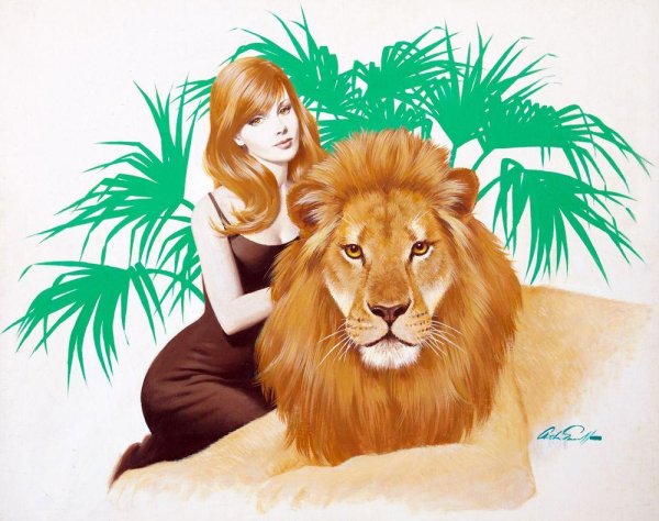 Девушка со львом