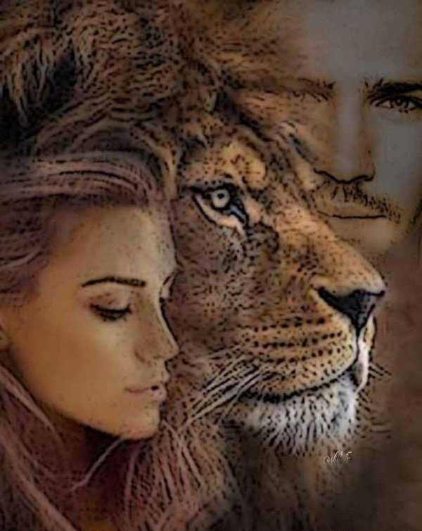 Девушка со львом