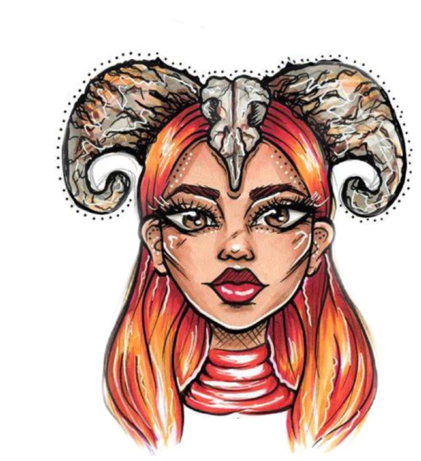 Девушка овен