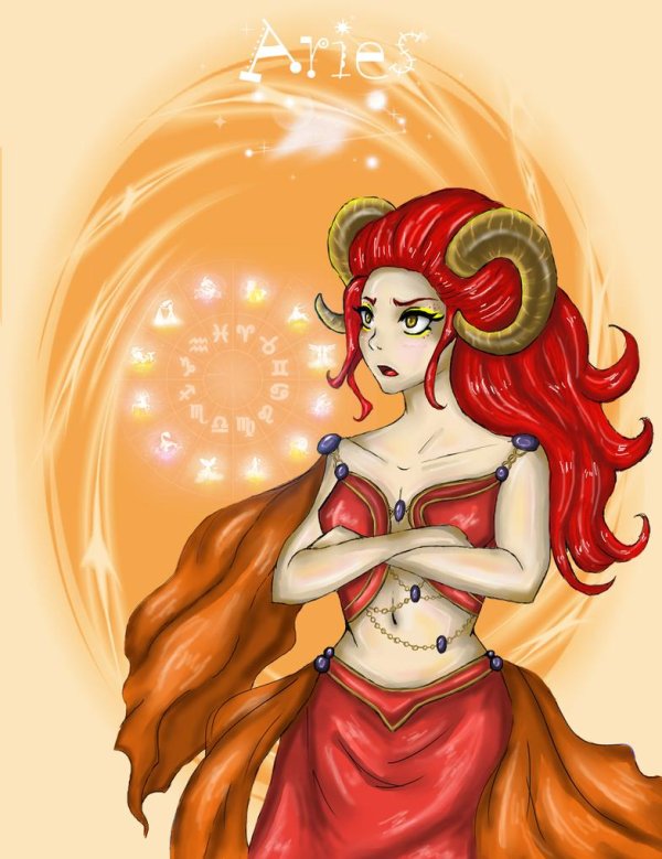 Девушка овен