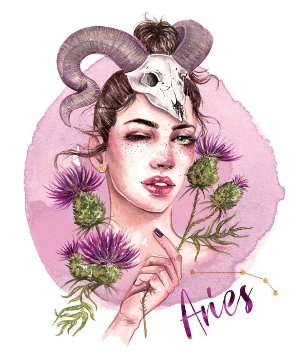 Девушка овен