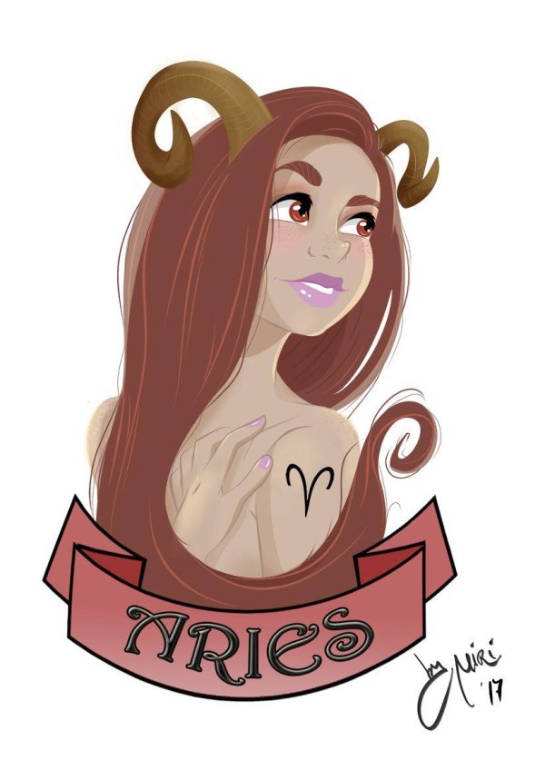 Девушка овен