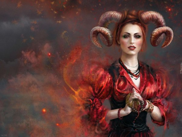 Девушка овен