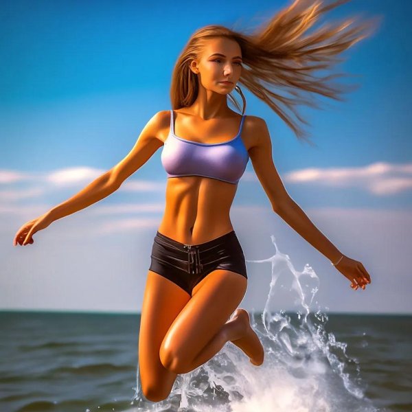 Стройная девушка