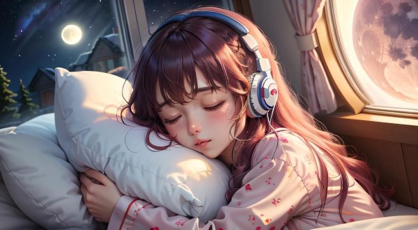 Девушка спит