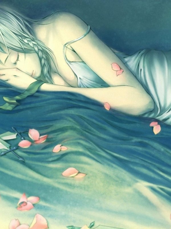 Девушка спит