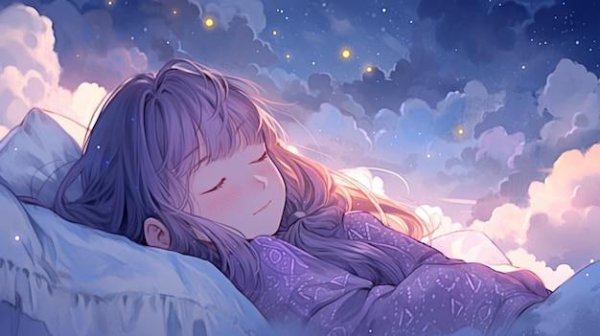 Девушка спит