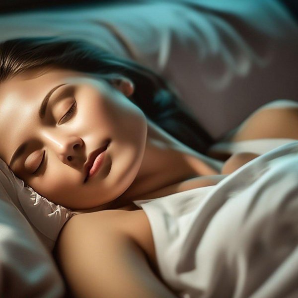 Девушка спит