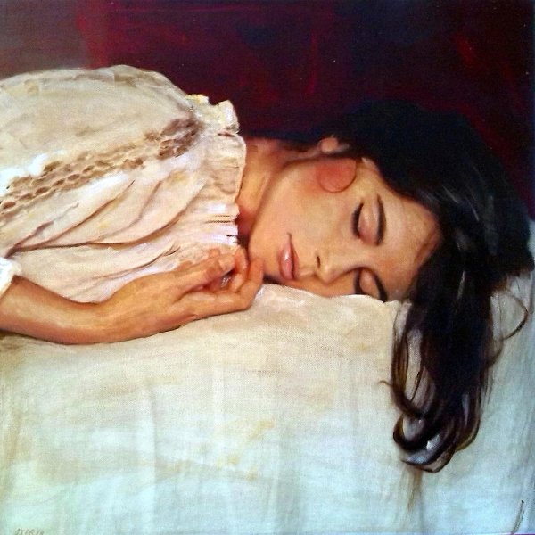 Девушка спит