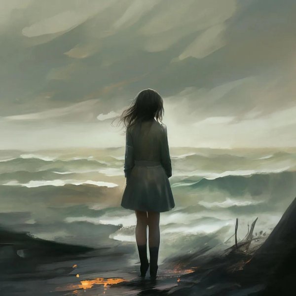 Девушка одинокая