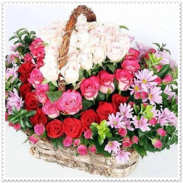 корзина цветов