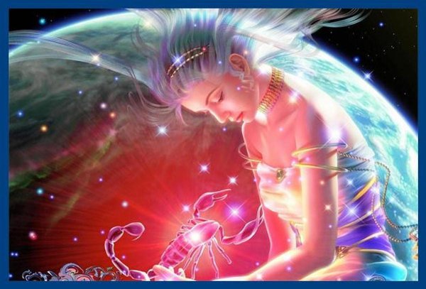 Девушка скорпион