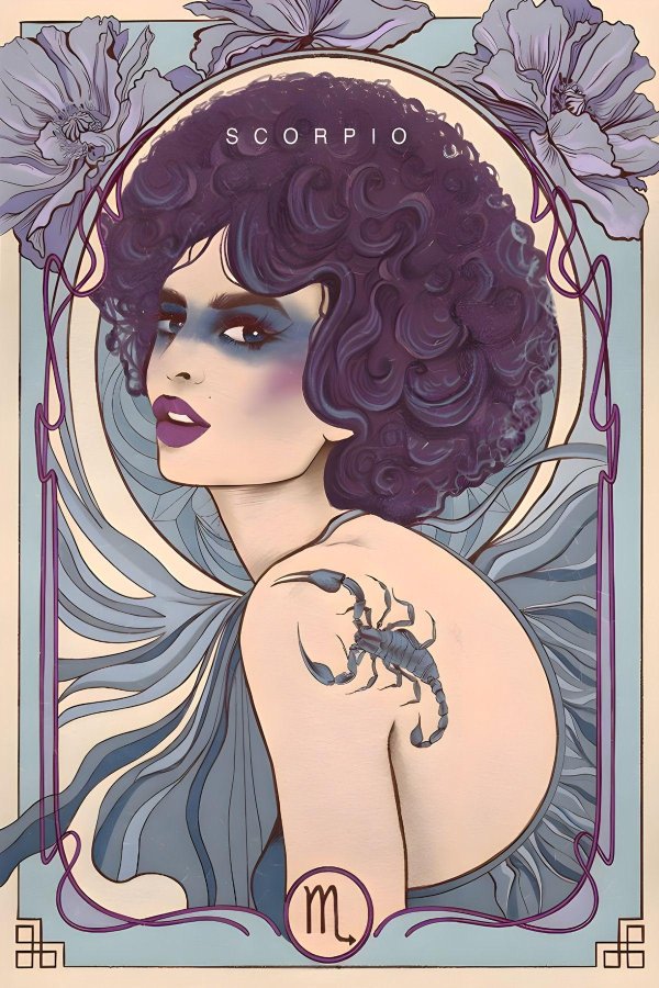 Девушка скорпион