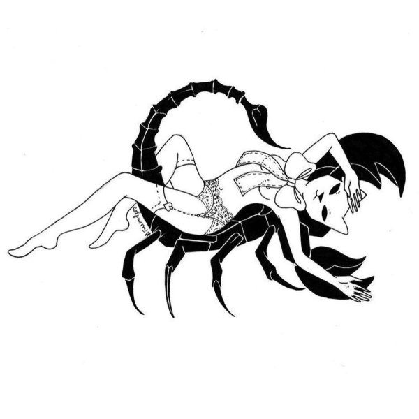 Девушка скорпион