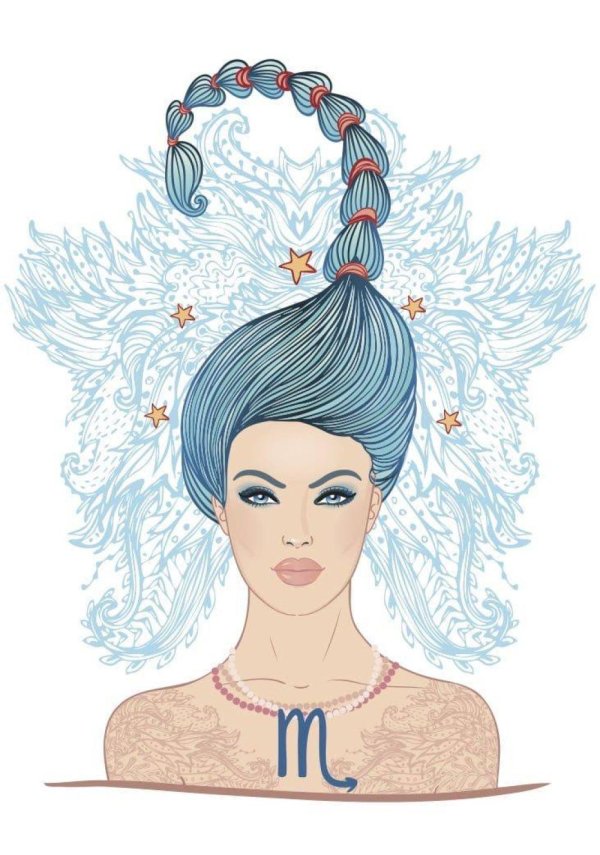 Девушка скорпион