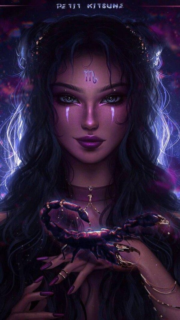 Девушка скорпион