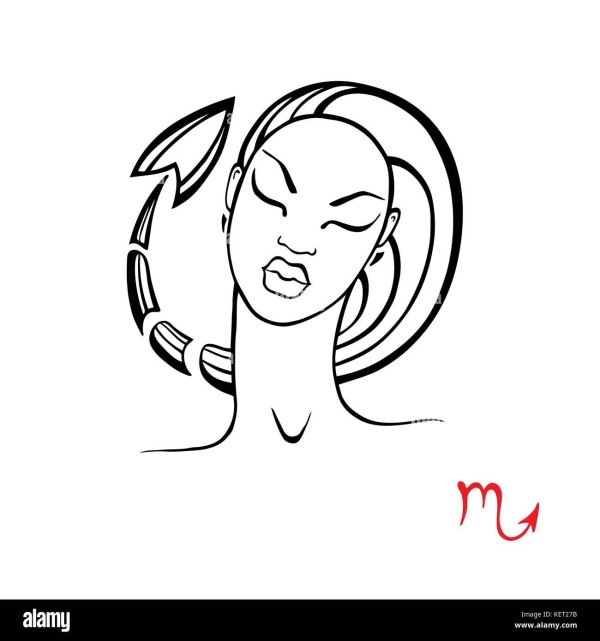 Девушка скорпион