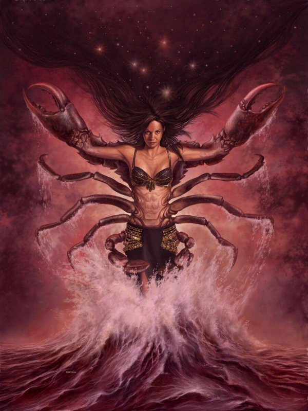 Девушка скорпион