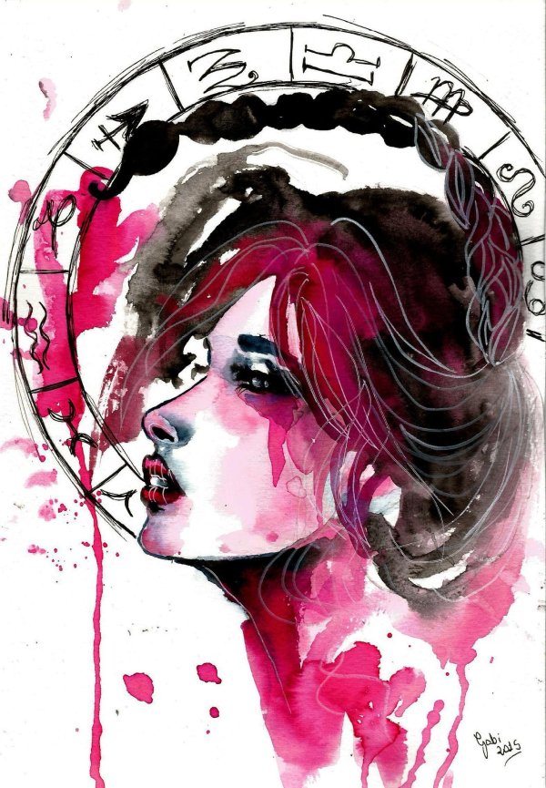 Девушка скорпион