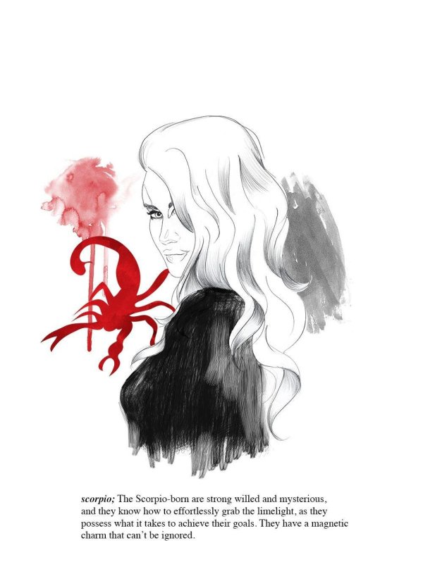 Девушка скорпион