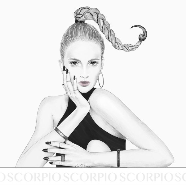 Девушка скорпион