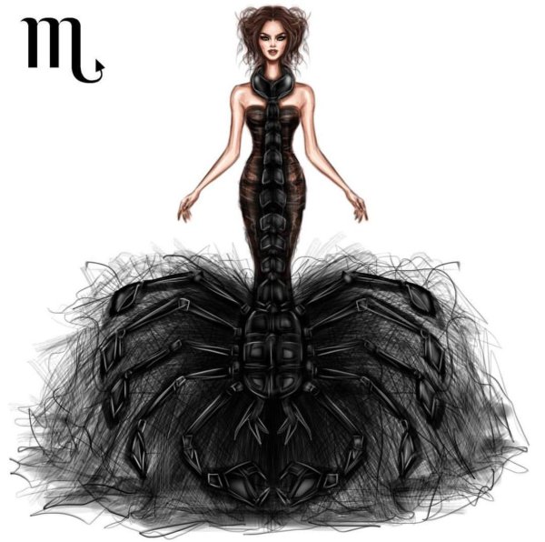 Девушка скорпион