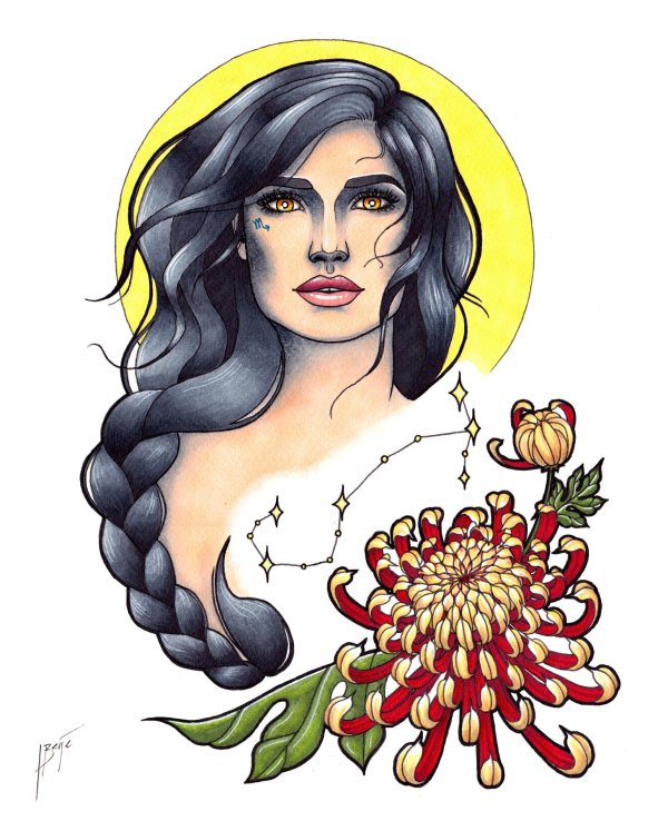 Девушка скорпион