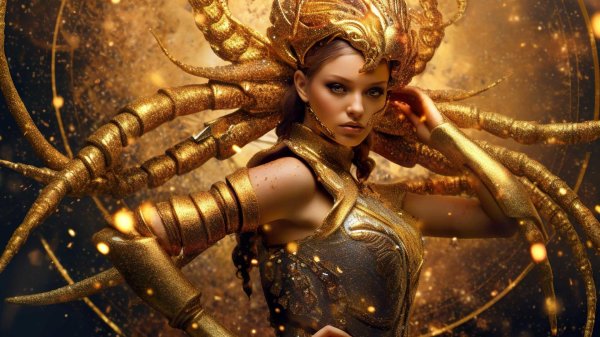 Девушка скорпион