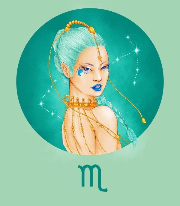 Девушка скорпион