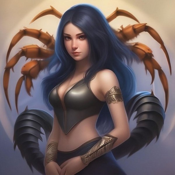 Девушка скорпион