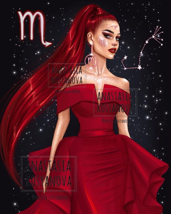 Девушка скорпион