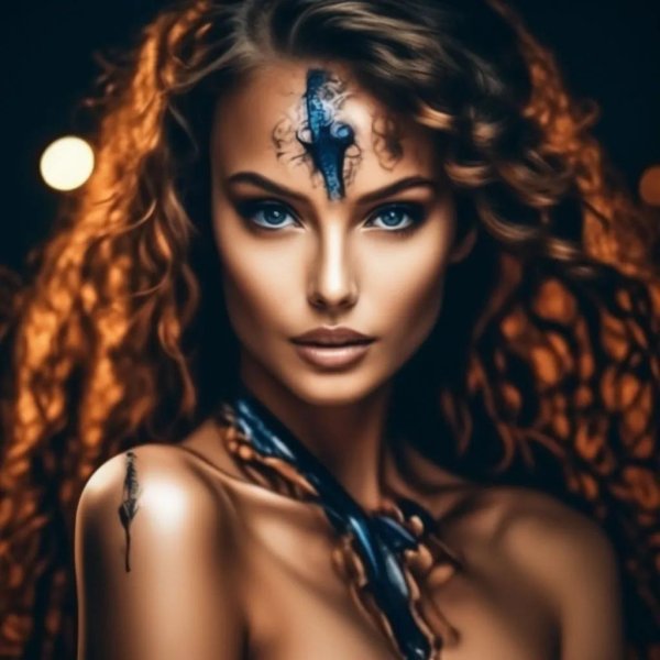 Девушка скорпион