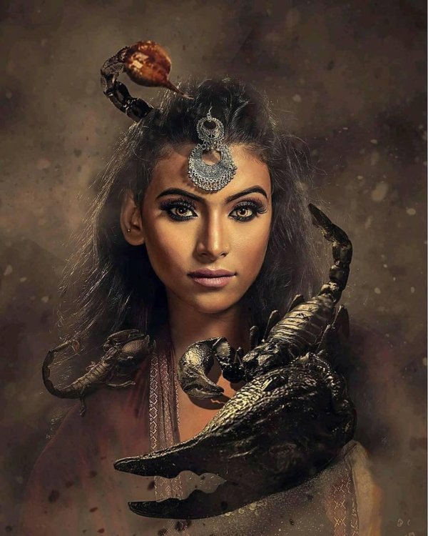 Девушка скорпион