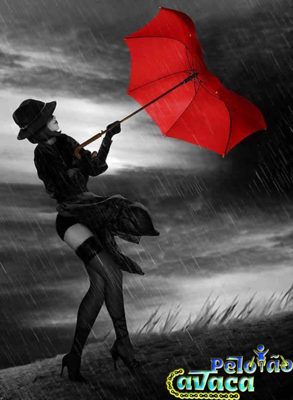 Девушка с зонтом