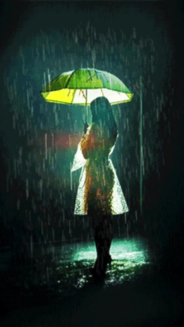 Девушка с зонтом