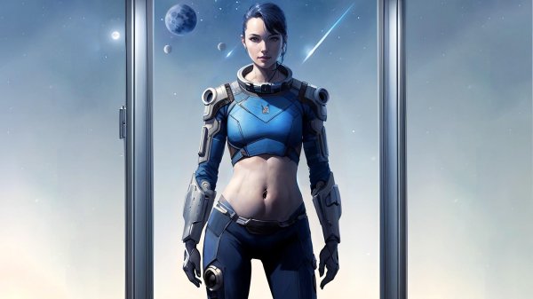 Космические с девушками