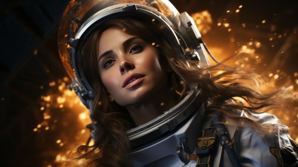 Космические с девушками