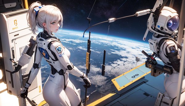 Космические с девушками