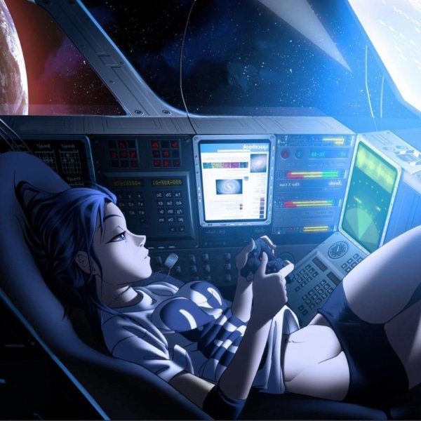 Космические с девушками