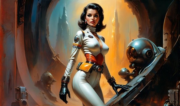 Космические с девушками