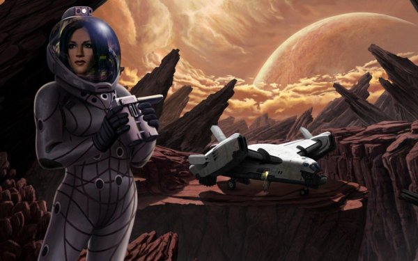 Космические с девушками