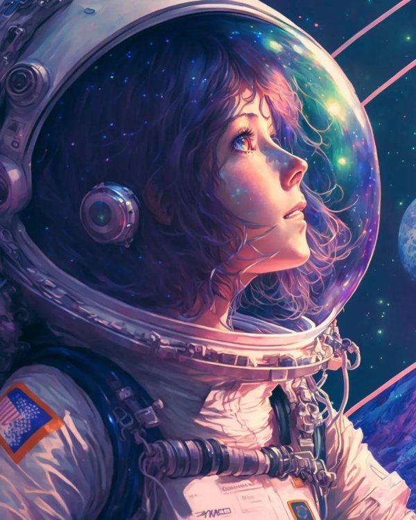 Космические с девушками