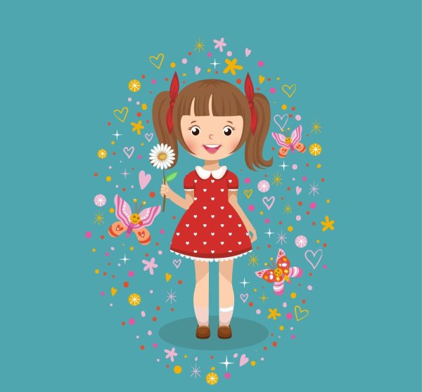 Девушка для детей