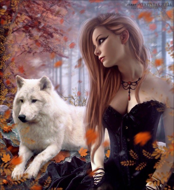 Волчица девушка