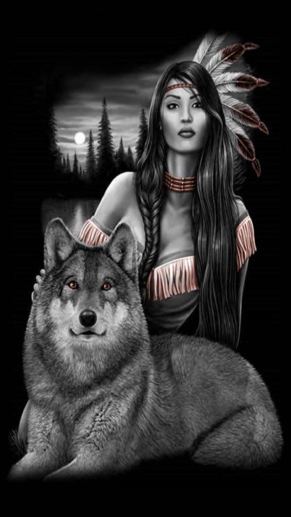 Волчица девушка